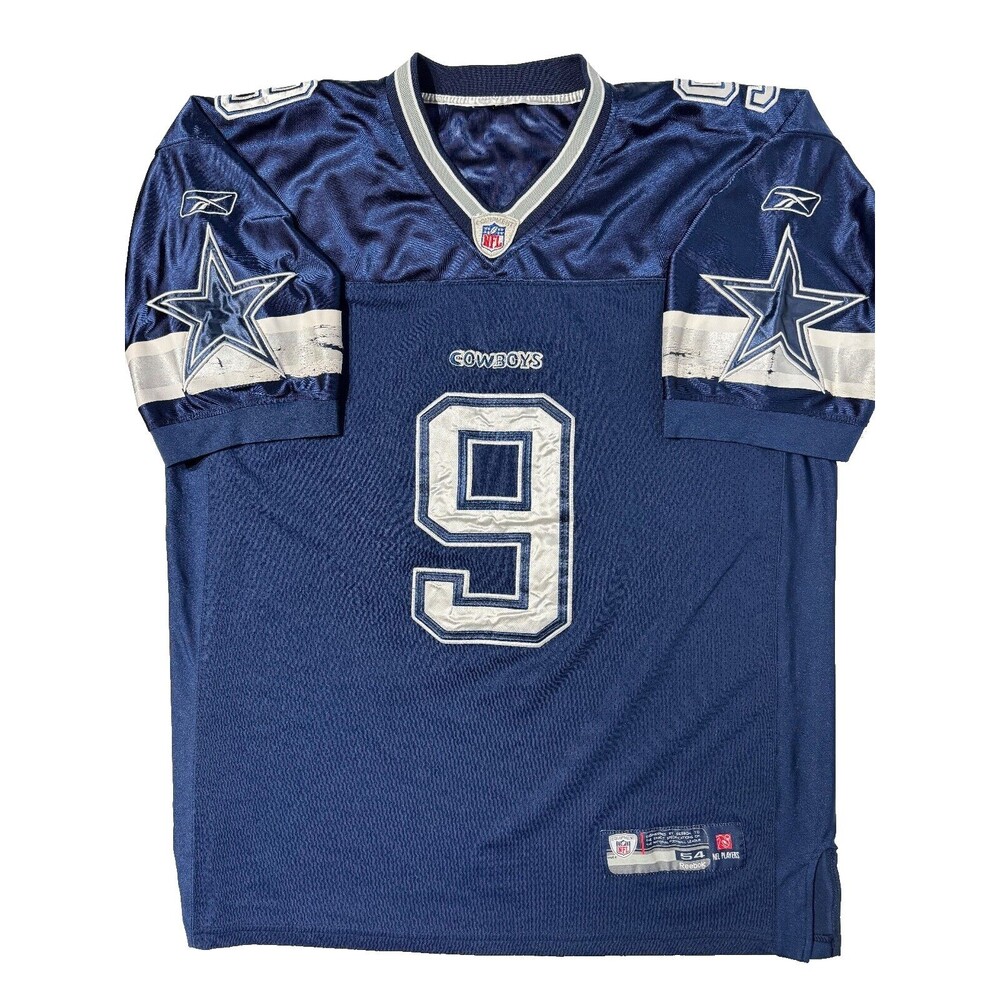 Reebok NFL Equipment Dallas Cowboys #9 Tony Romo Jersey Men’s Size XL 54 (A4)